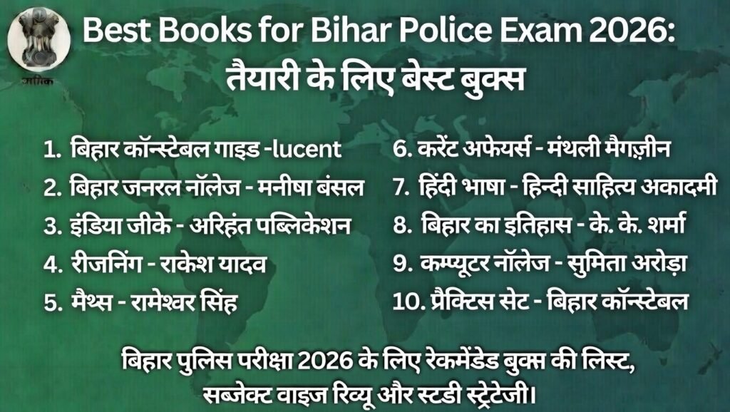 Best Books for Bihar Police Exam 2026