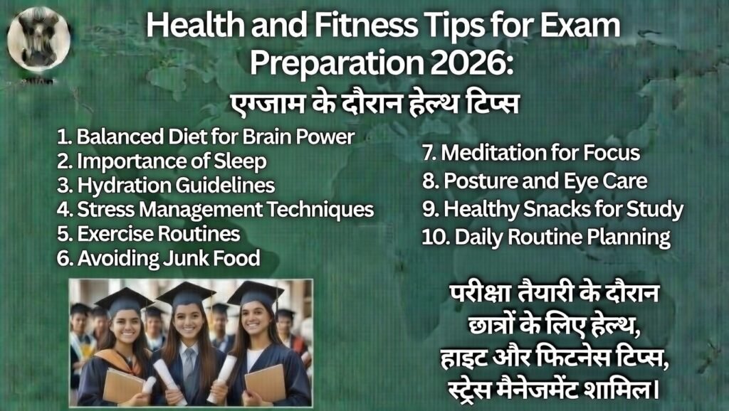 Health and Fitness Tips for Exam Preparation 2026