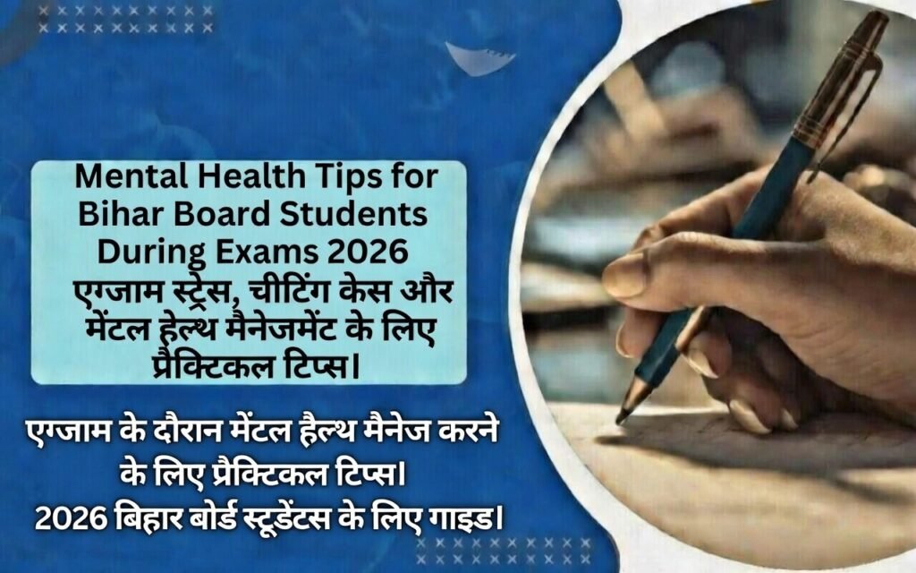 Mental Health Tips for Bihar Board Students During Exams 2026