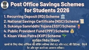 Post Office Savings Schemes for Students 2026