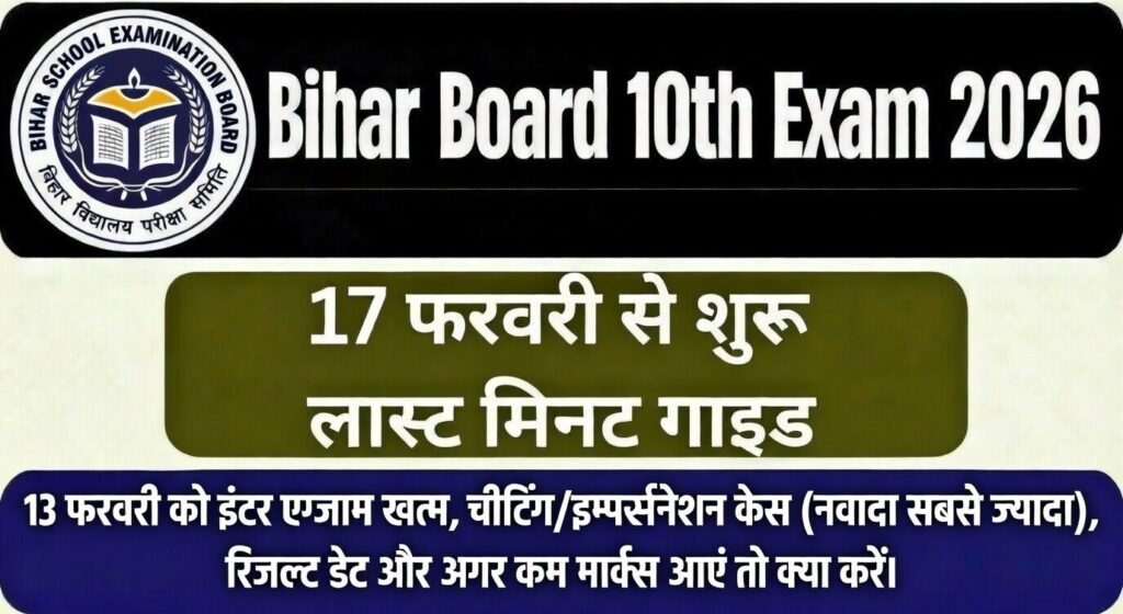 Bihar Board 12th Exam 2026