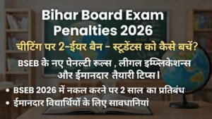 Bihar Board Exam Penalties 2026