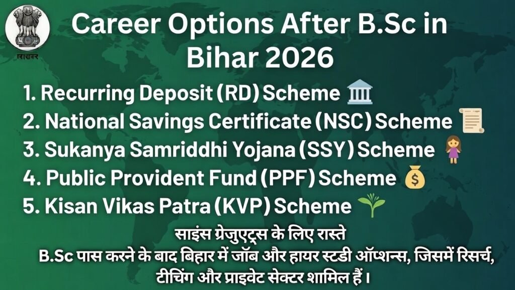 Career Options After B.Sc in Bihar 2026
