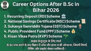 Career Options After B.Sc in Bihar 2026