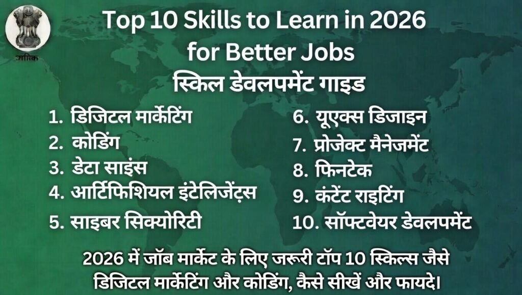 Top 10 Skills to Learn in 2026 for Better Jobs