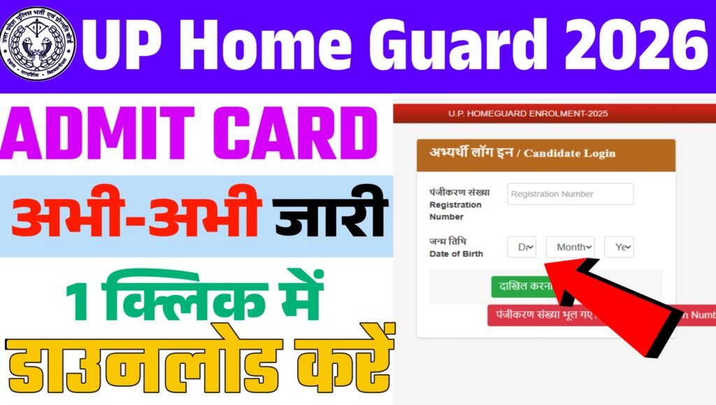 UPPRPB Home Guard Admit Card 2026