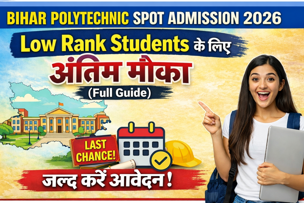 Bihar Polytechnic Spot Admission 2026