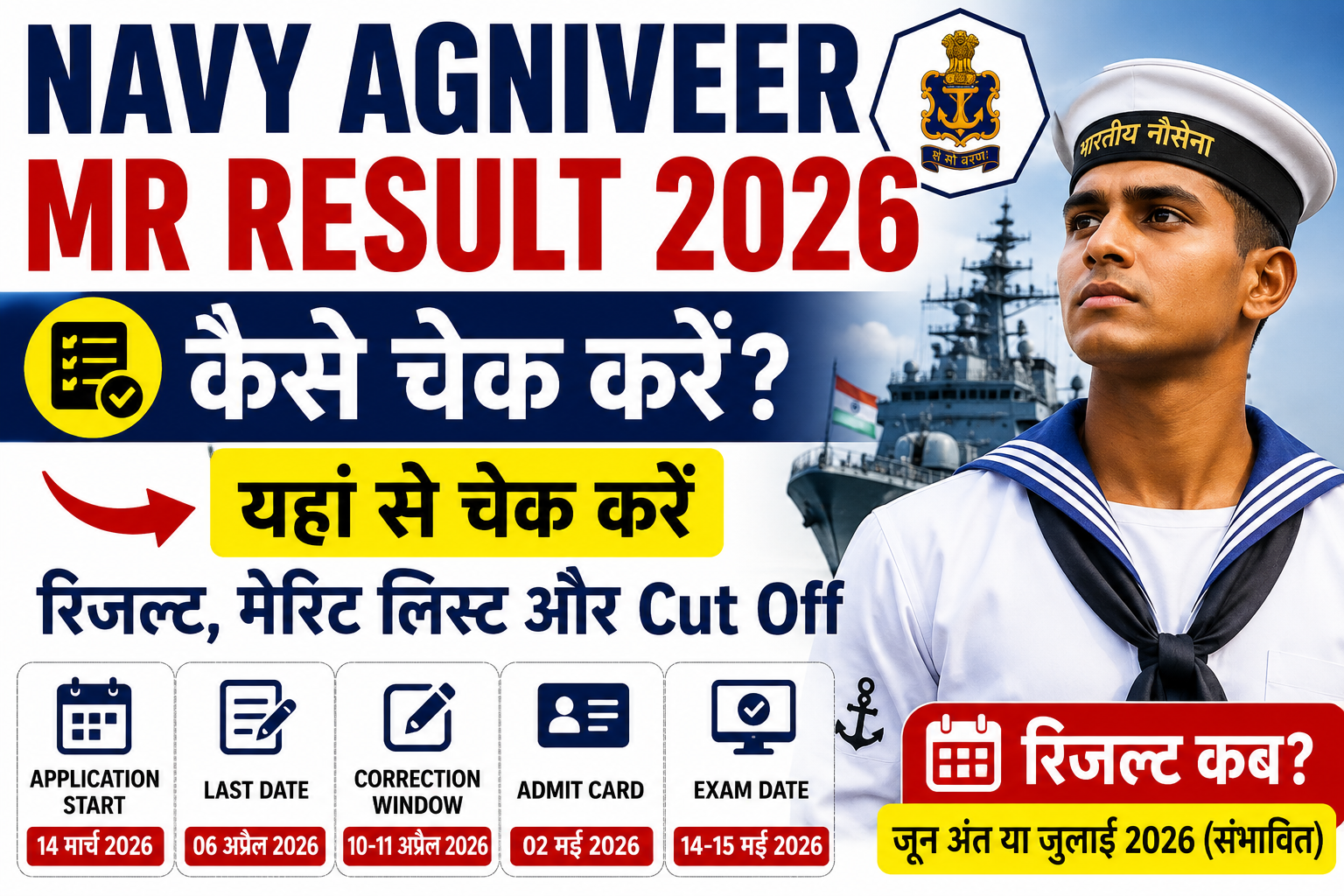 Navy Agniveer MR Result 2026