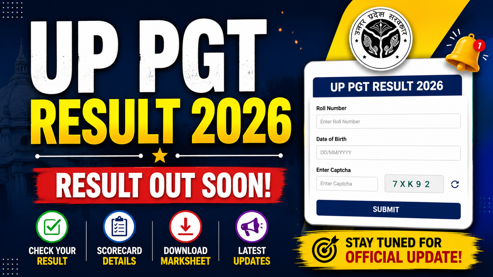UP PGT Result 2026
