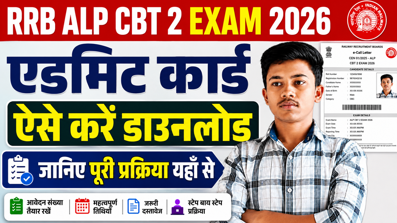 RRB ALP CBT 2 Admit Card 2026