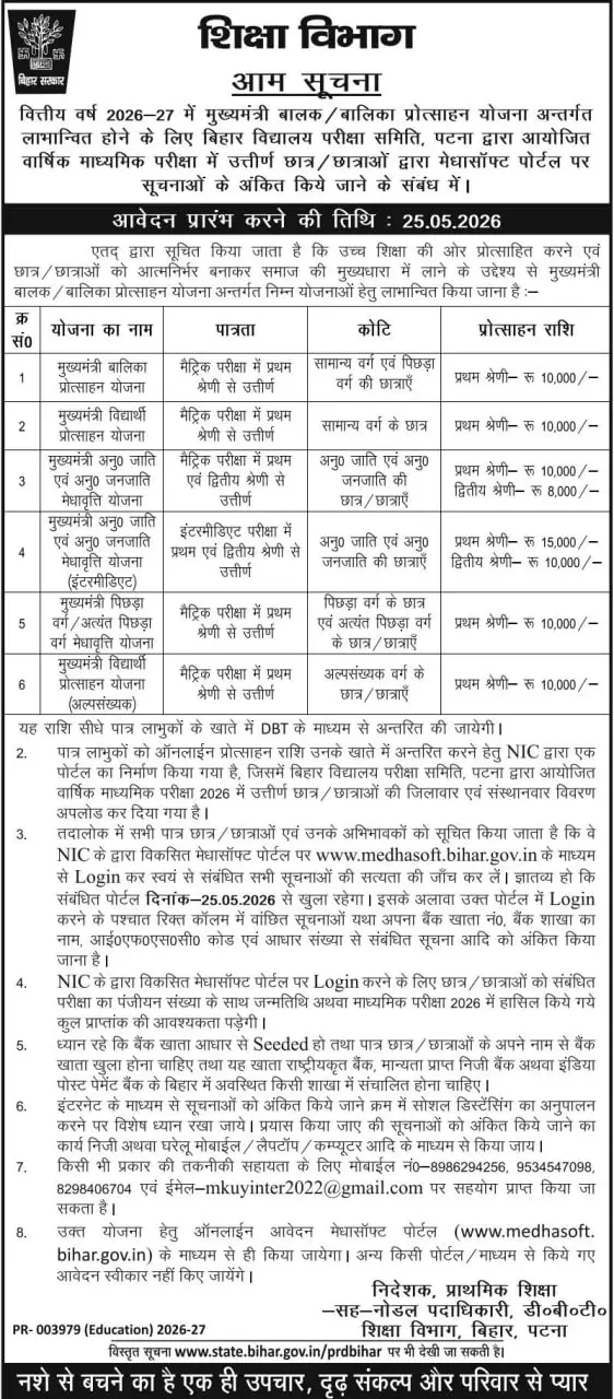 Bihar-Board-10th-Scholarship-Payment-Status-2026-2