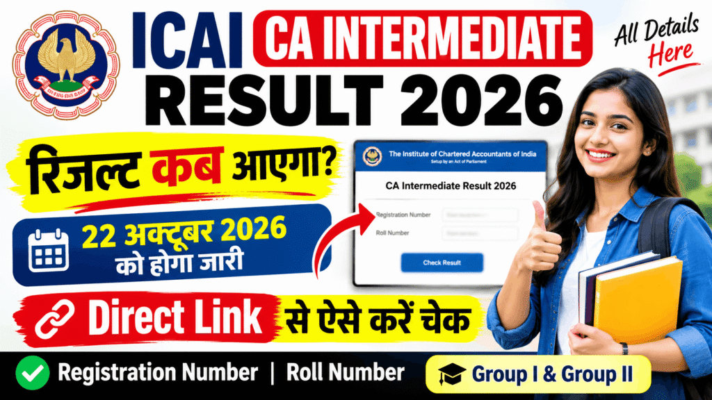 ICAI CA Intermediate Result 2026
